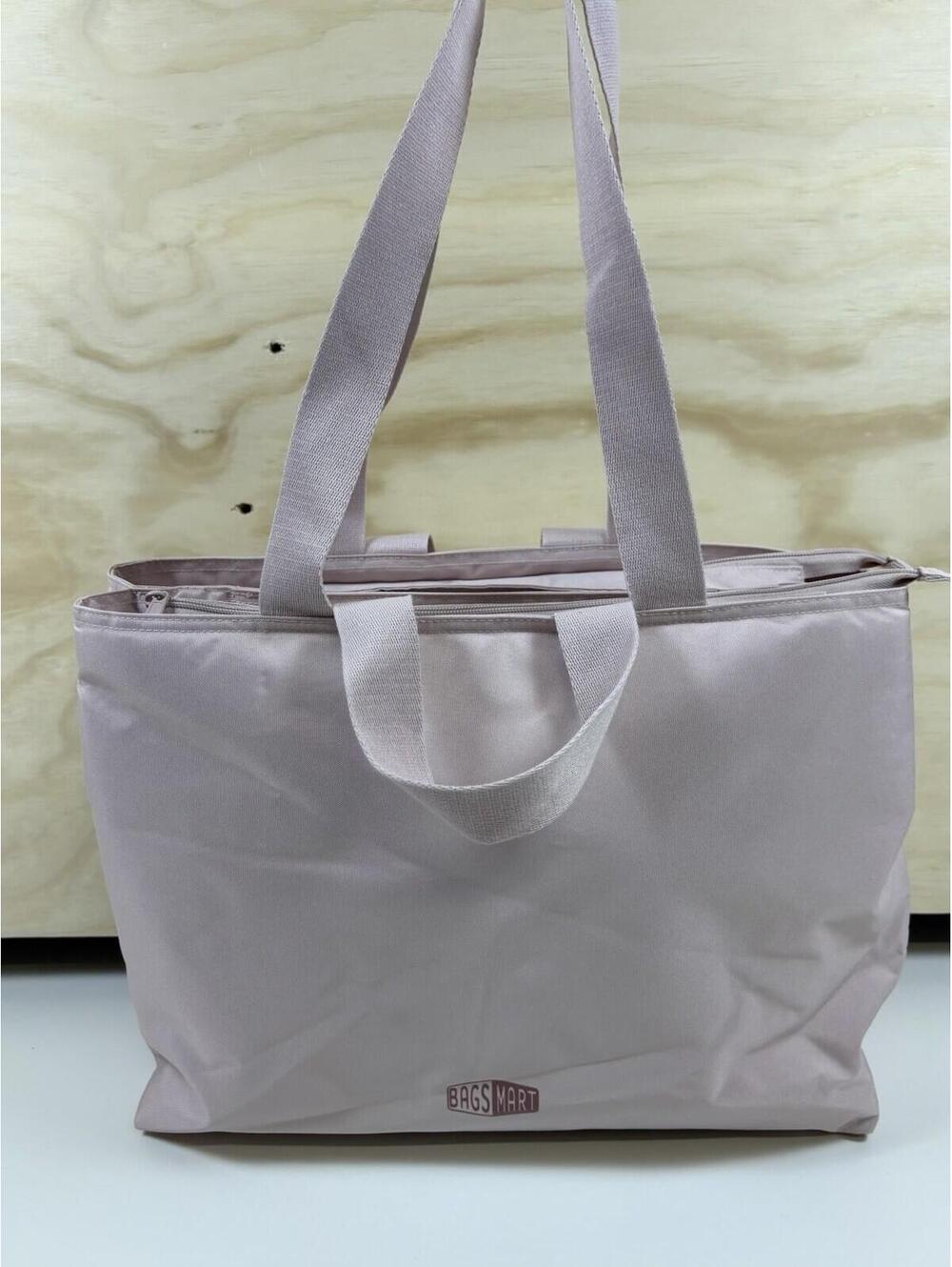NEW Bagsmart Carry On Travel Tote Bag Weekender Laptop Work Tote Pink Organizer